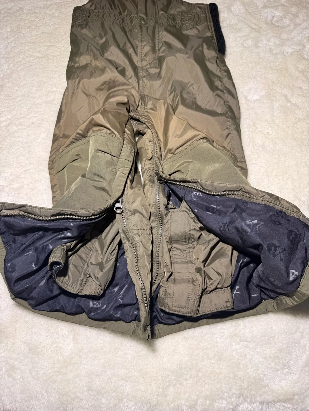Baby Gap Toddler Snow Bibs Ski Suit Pants green insulated size 3 years